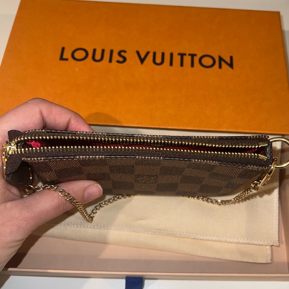 LOUIS VUITTON MINI POCHETTE ACCESSORIES *NEW IN BOX* - Picture 9 of 13